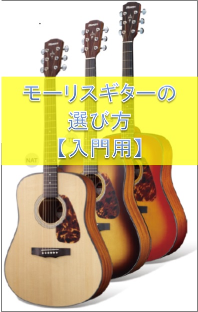 6万円以下】モーリスのアコースティックギターの選び方【入門用 